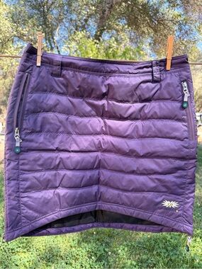 Insulated Skhoop Skirt purple, large, duck down
